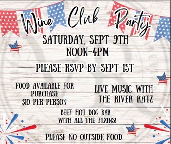 Wine Club Party Meal